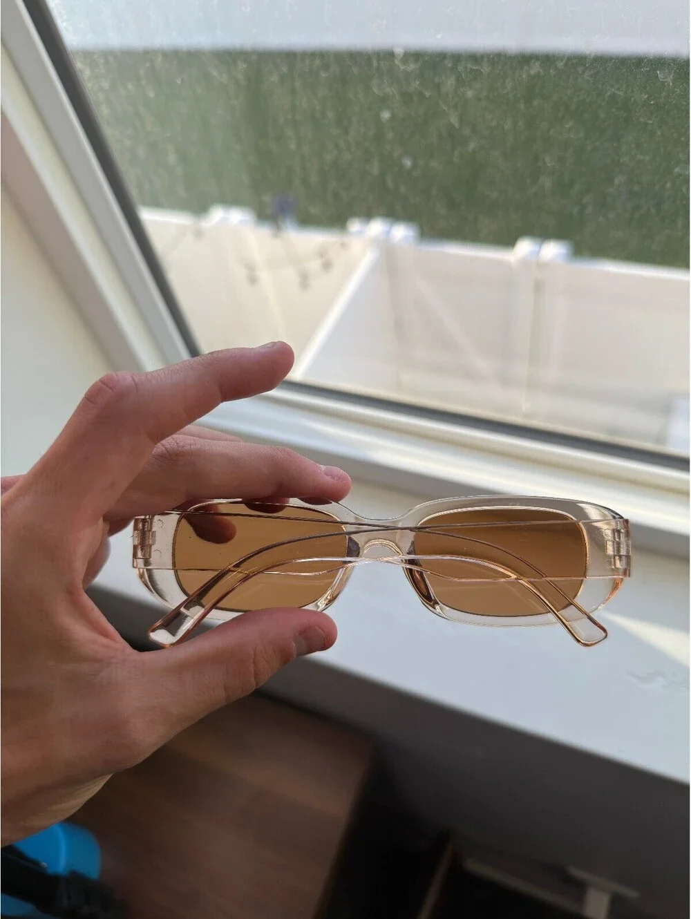 Modern Style Champagne Sunglasses A-96